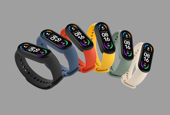 Silicone strap for 5 6 7 Xiaomi  Watch