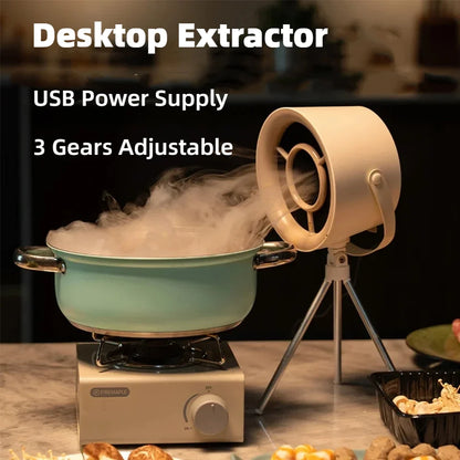 USB Portable Mini Suction Cooker Hood