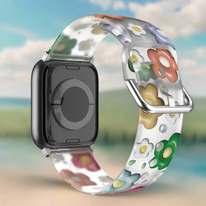 Transparent strap for Apple watch.