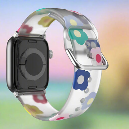 Transparent strap for Apple watch.